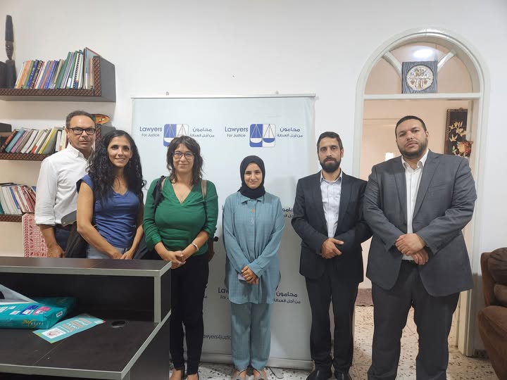 خبر صحفي وفد من مؤسسة COSPE الإيطالية يزور مجموعة محامون من أجل العدالة ضمن زيارة عمل للشركاء في الضفة الغربية